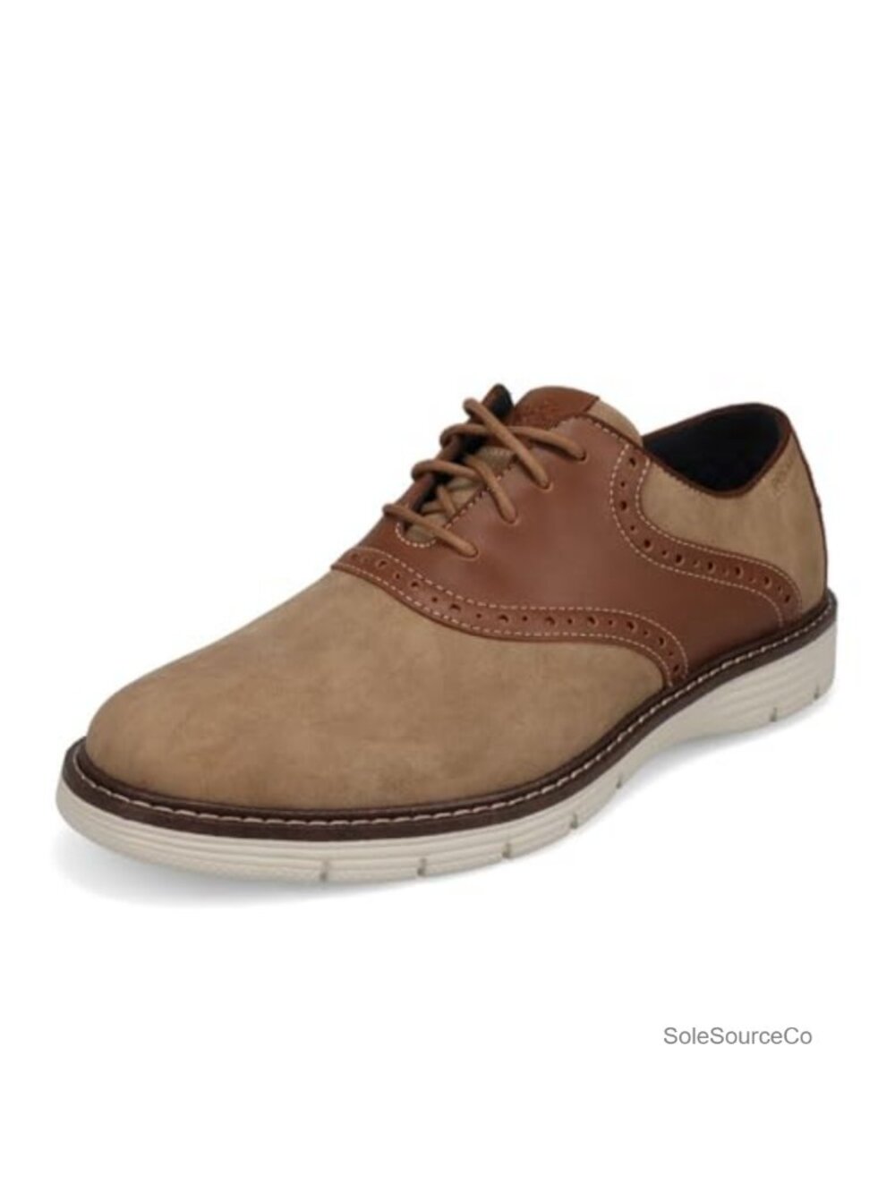 Mens Egan Nubuck Saddle Oxfords Gel Cushion Dress Casual Shoes